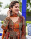 Maxy Printed Long Designer Gown With Dupatta Catalog
